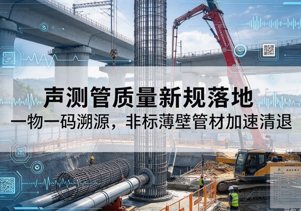台前声测管质量新规落地，一物一码溯源，非标薄壁管材加速清退