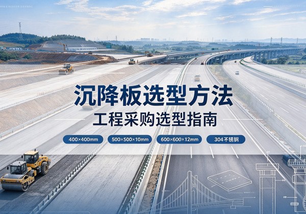 台前沉降板选择方法