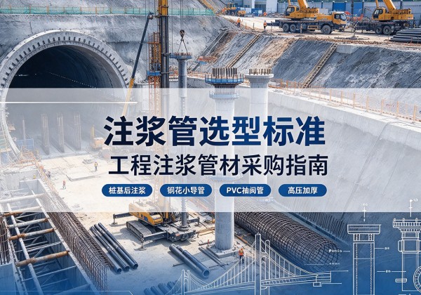 台前注浆管选型标准